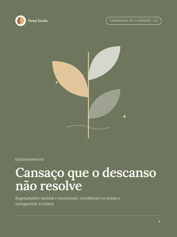 Capa de Cansaço que o descanso não resolve