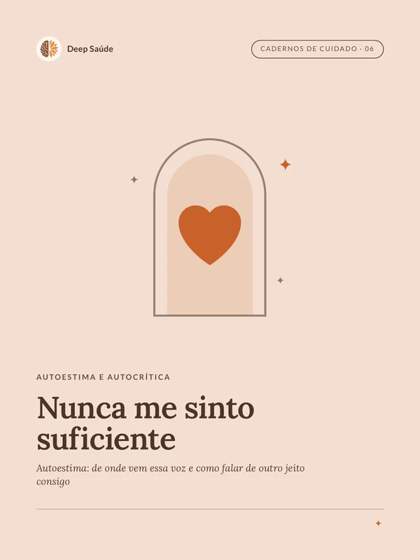 Capa de Nunca me sinto suficiente
