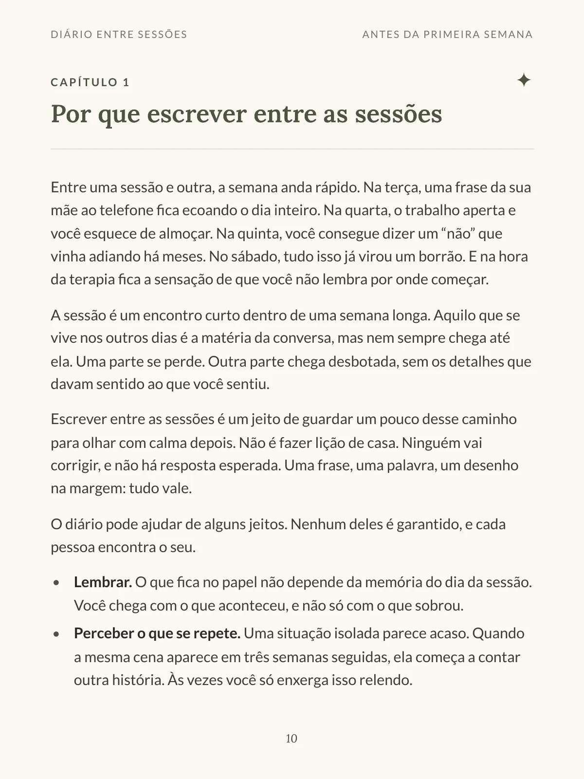 Página 4 de Diário entre sessões